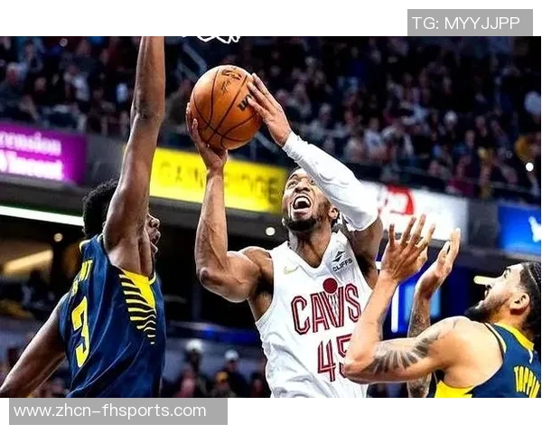 米切尔半场表现亮眼5中3贡献7分1板2助2断展现实力